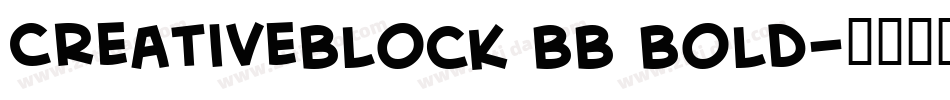 CreativeBlock BB Bold字体转换